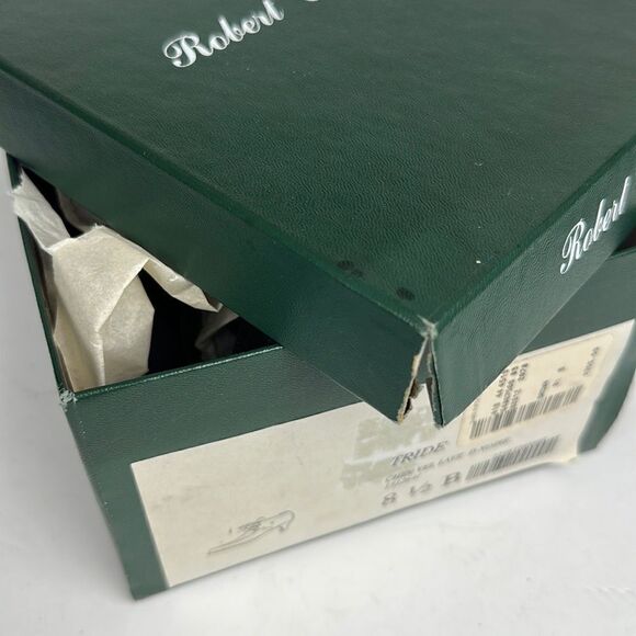 NWB Robert Clergerie France Vintage Brown Suede Lace Up Moccasin Heels 8,5 - Picture 15 of 15